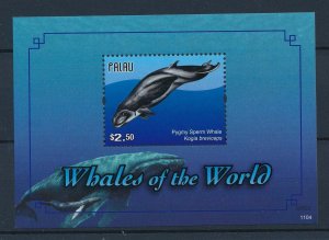 [35250] Palau 2011 Marine life whales Souvenir Sheet MNH