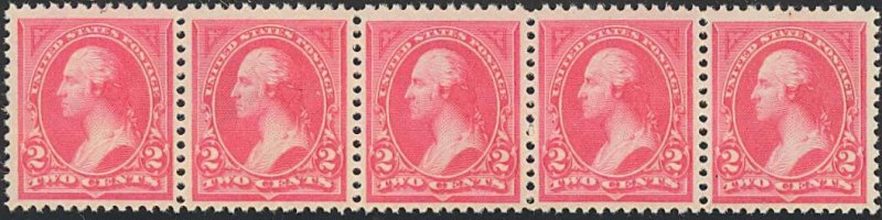 248 Mint,OG,NH... Strip of 5... SCV $487.50