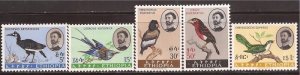 Ethiopia - 1962 Birds Hornbill Cuckoo Eagle - 5 Stamp Set - Scott #386-90