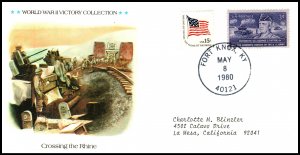 US Crossing the Rhine WWII Victory Collection 1980 Cover