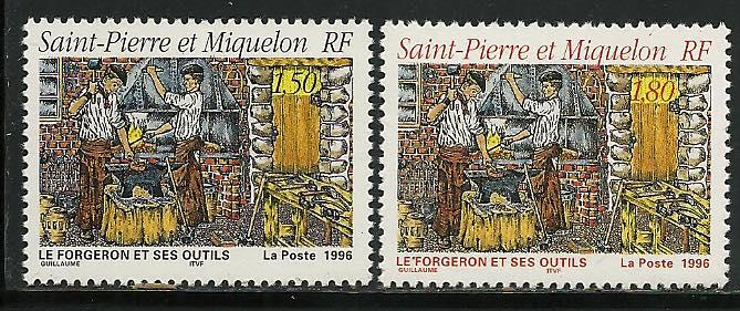 Saint Pierre and Miquelon #626-7, Mint Never Hinge