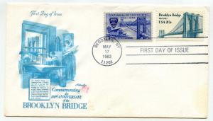 2041 Brooklyn Bridge, Artmaster, combination, FDC