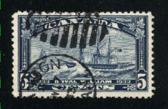 Canada #204   used   VF  PD