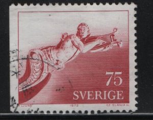 SWEDEN, 942, USED, 1972, Amphion figurehead