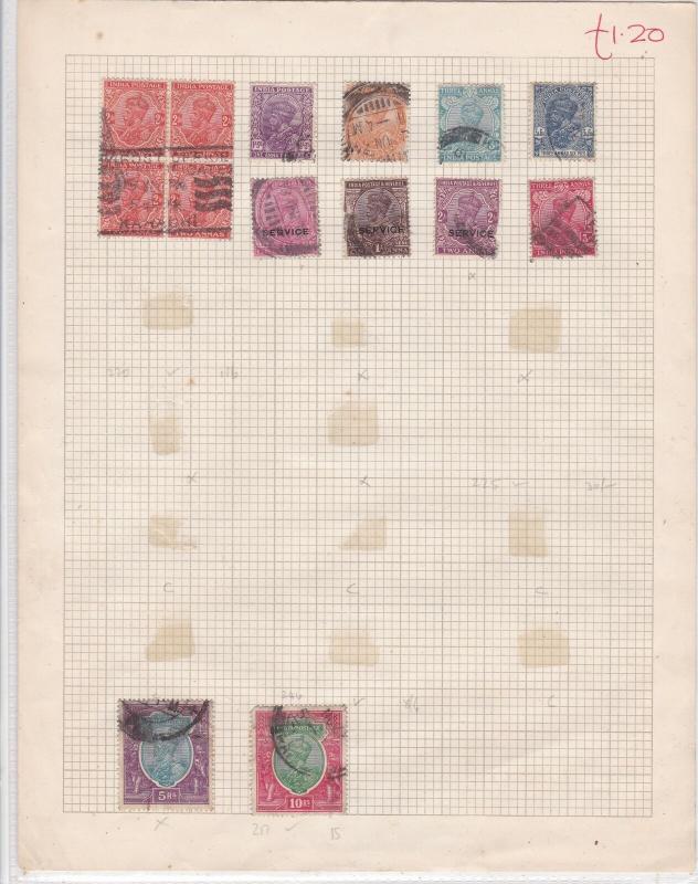 India Stamps Page  Ref 33202