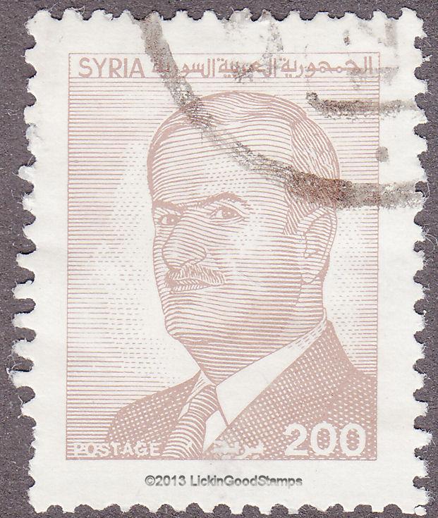 Syria 1074 President Hafez al Assad 1986