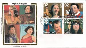 #3154-57 Opera Singers Colorano FDC
