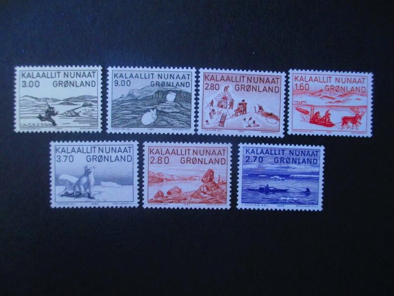 Greenland #112-18 Mint Never Hinged- (HZ8) WDWPhilatelic 