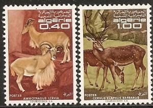 Algeria 404-5 MNH 1968 Animals