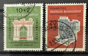 Germany #B332-B333 Used Set- SCV=$42.00*