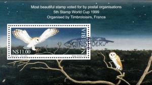 Namibia - 1999 Barn Owl MS Used SG MS850