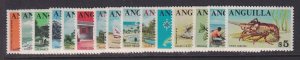 Anguilla, Scott 17-31  (SG 17-31), MNH