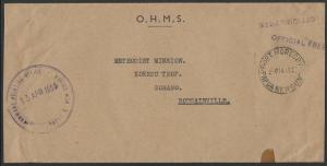 PAPUA NEW GUINEA 1953 OHMS cover ex Printing Office to Bougainville........25662