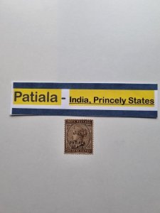 Patiala Queen Victoria (1819-1901)  1'6 A - Indian anna