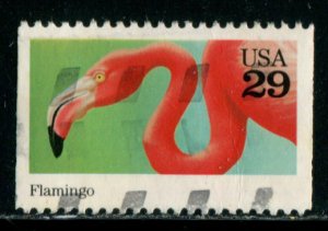 2707 US 29c Wild Animals bklt sgl, used