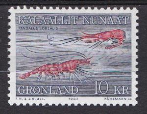 GREENLAND 136 MNH 1982 10k MARINE LIFE