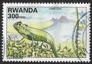 Rwanda # 1388 - Wildlife - Chameleon - Used (R3)