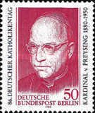 Berlin 9N452 German Catholics Day, unused, 1980