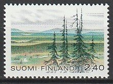 1988 Finland - Sc 717 - MNH VF - 1 single - Urho Kekkonen Natl Park