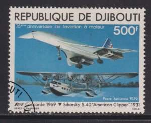Djibouti C126 Concorde & Sikorsky S-40 1979