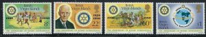 British Virgin Is 381-84 MNH 1980 Rotary Intl (fe4766)