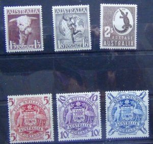 Australia 1948 - 1956 to £1 Arms MM