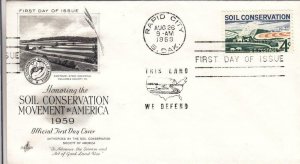 1959, Honoring Soil Conservation Movement in America, Artcraft, FDC (D13998)