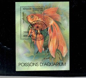 MALAGASY #1199 1994 FISH MINT VF NH O.G S/S CTO a