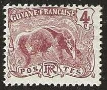 French Guiana 53, mint hinge remnant.  1905.  (F478)