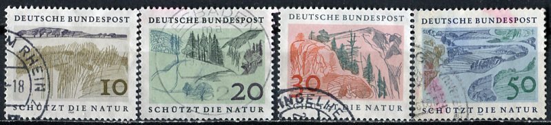 Germany; 1969: Sc. # 1000-1003:  Used Cpl. Set