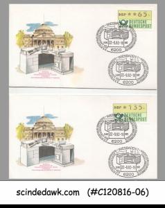 GERMANY - 1985 SELECTED 5 SPECIAL COVERS WITH METER STAMPS WITH CANCL.