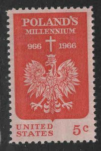 USA Scott 1313  MNH** Polish Millennium 1966 stamp