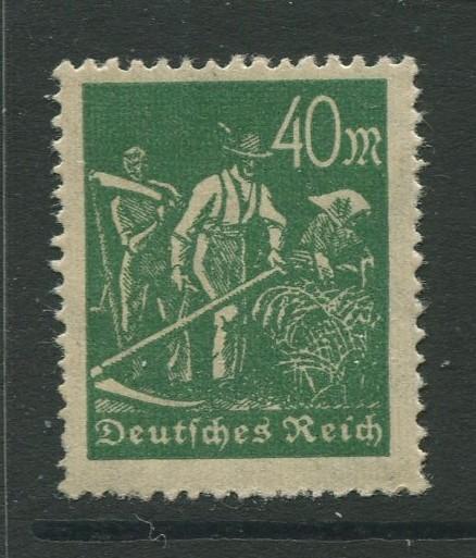 Germany -Scott 227 - Definitive Issues -1922 -  MH - Wmk 126 - Single 40m Stamp