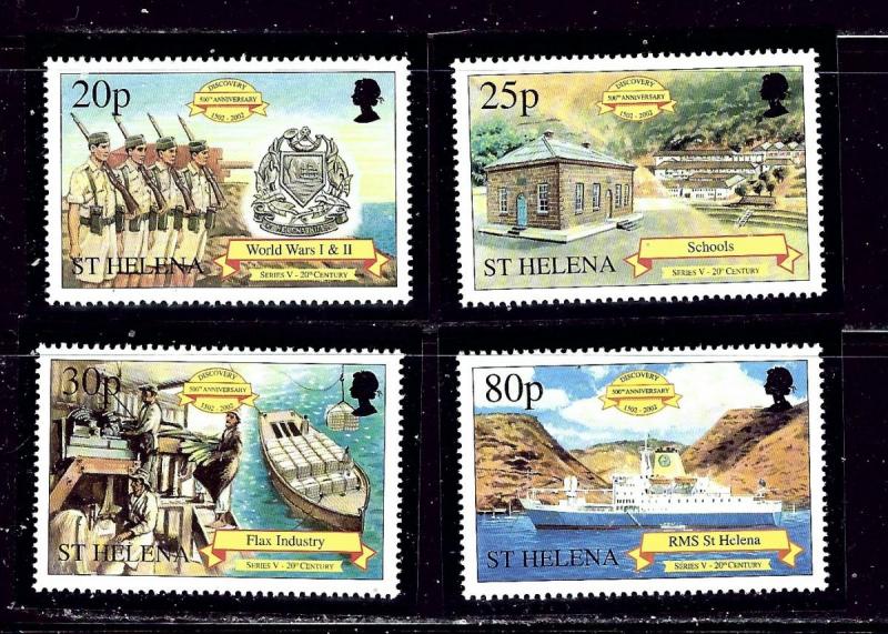 St Helena 769-72 MNH 2001 Anniv of discovery of St Helena
