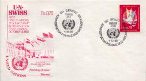 United Nations Geneva, First Day Cover