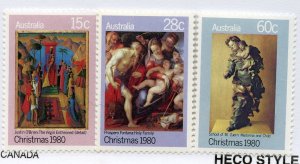 Australia, Scott #756-58, Mint, Never Hinged