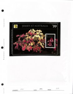 Jersey, Postage Stamp, #896 Mint NH, 1999 Flowers