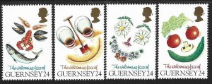 Guernsey # 543-550, Welcoming Faces, MNH*-