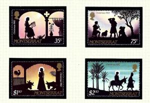 Montserrat 489-92 MNH 1982 Christmas