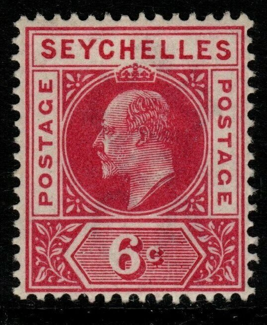 SEYCHELLES SG48 1903 6c CARMINE MTD MINT