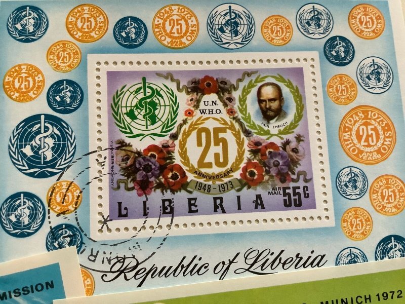 Liberia olympics Transport & Space 6 cancelled  stamp sheets R48925