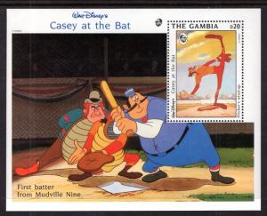 Gambia 1443 Disney's Souvenir Sheet MNH VF