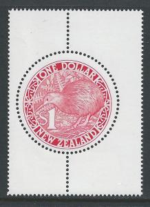 New Zealand #1027 NH Kiwi - Round Stamp