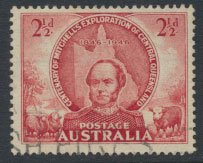 Australia  SC# 203 Thomas Mitchell  1946  SG 216  Used   as per scan 