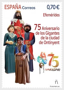 2021 Spain Giants of the City of Ontinyent (Scott 4536) MNH