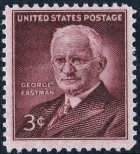 SC#1062 3¢ George Eastman Single (1954) MNH