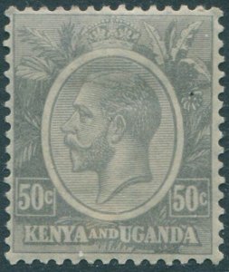 Kenya Uganda and Tanganyika 1922 SG85 50c grey KGV MH (amd)