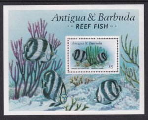 Antigua 1013 Fish Souvenir Sheet MNH VF