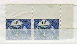 BASUTOLAND; 1950s early QEII pictorial issue MINT MNH CORNER PAIR