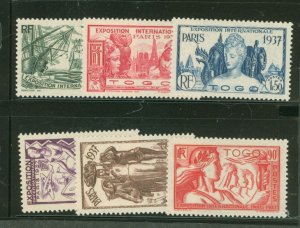 Togo #258-263  Single (Complete Set)